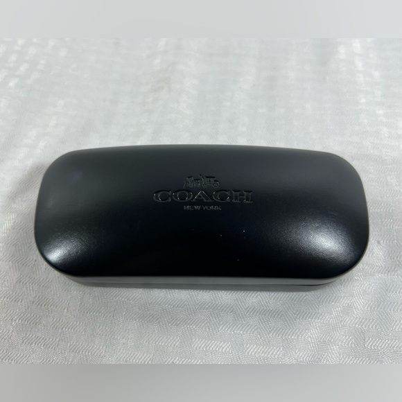 5007: Coach HC8132 Confetti Purple Sunglasses w/ Case has some scratches - Picture 8 of 8